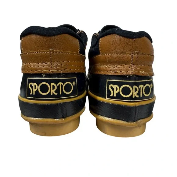 Vintage Sporto Thermolite Duck Shoes Men 8 Women 9.5 Brown  display picture 3